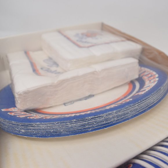 Vintage UF Florida Gators Paper Plate Cup Napkin Set Sealed Tailgate Albert - Picture 5 of 9